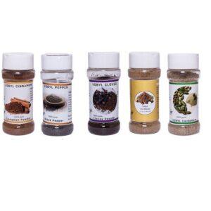 Vobyl package (Cardamon,Cinnamon,Black Pepper,Ginger And Cloves Spices)