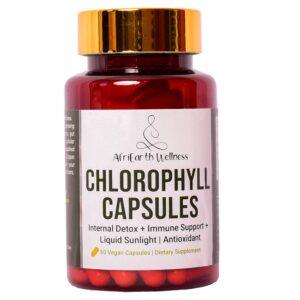 Chlorophyll capsules
