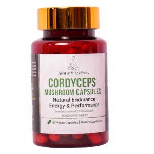 Cordyceps mushroom capsules