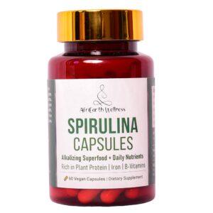 Spirulina capsules