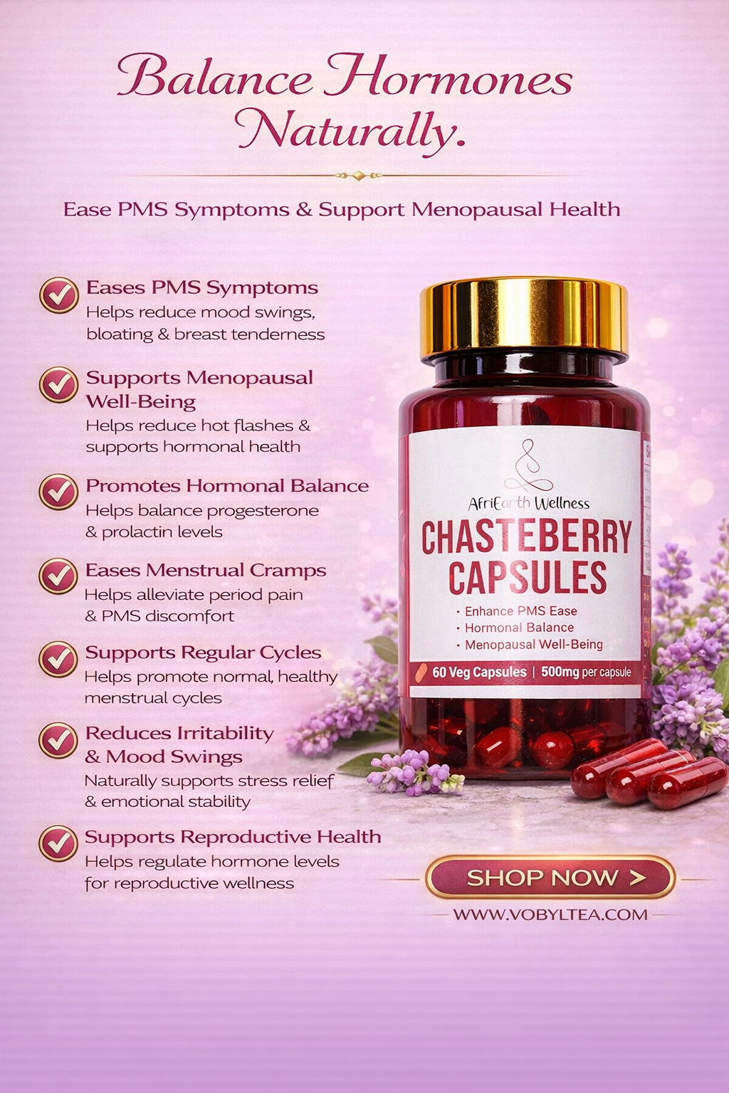 Chasteberry capsules - Image 3