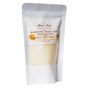 FRANKINCENSE,GINGER,CASTOR EPSOM SALT