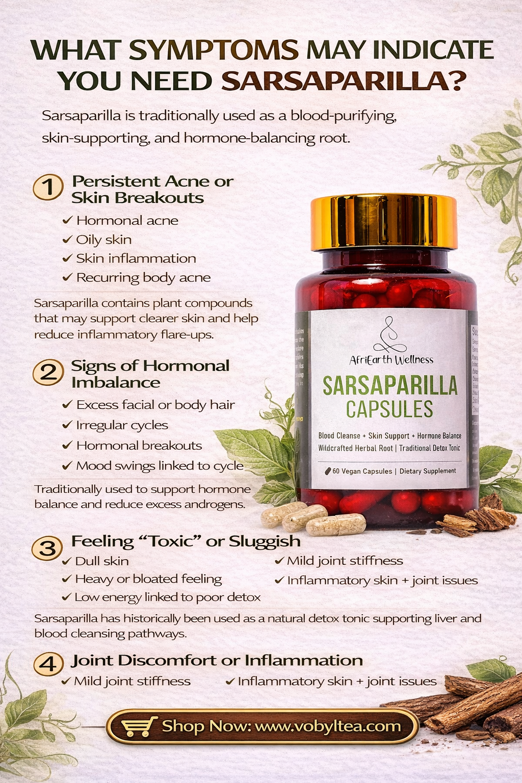 Sarsaparilla capsules - Image 3